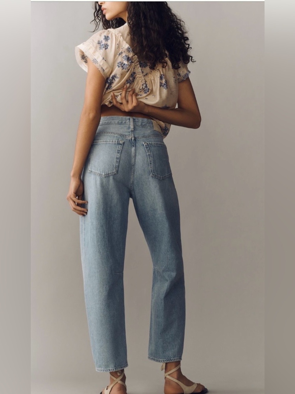 Anthropologie x Citizens of Humanity Miro High-Rise Tapered Crop Jeans 28 NWT - Picture 4 of 15